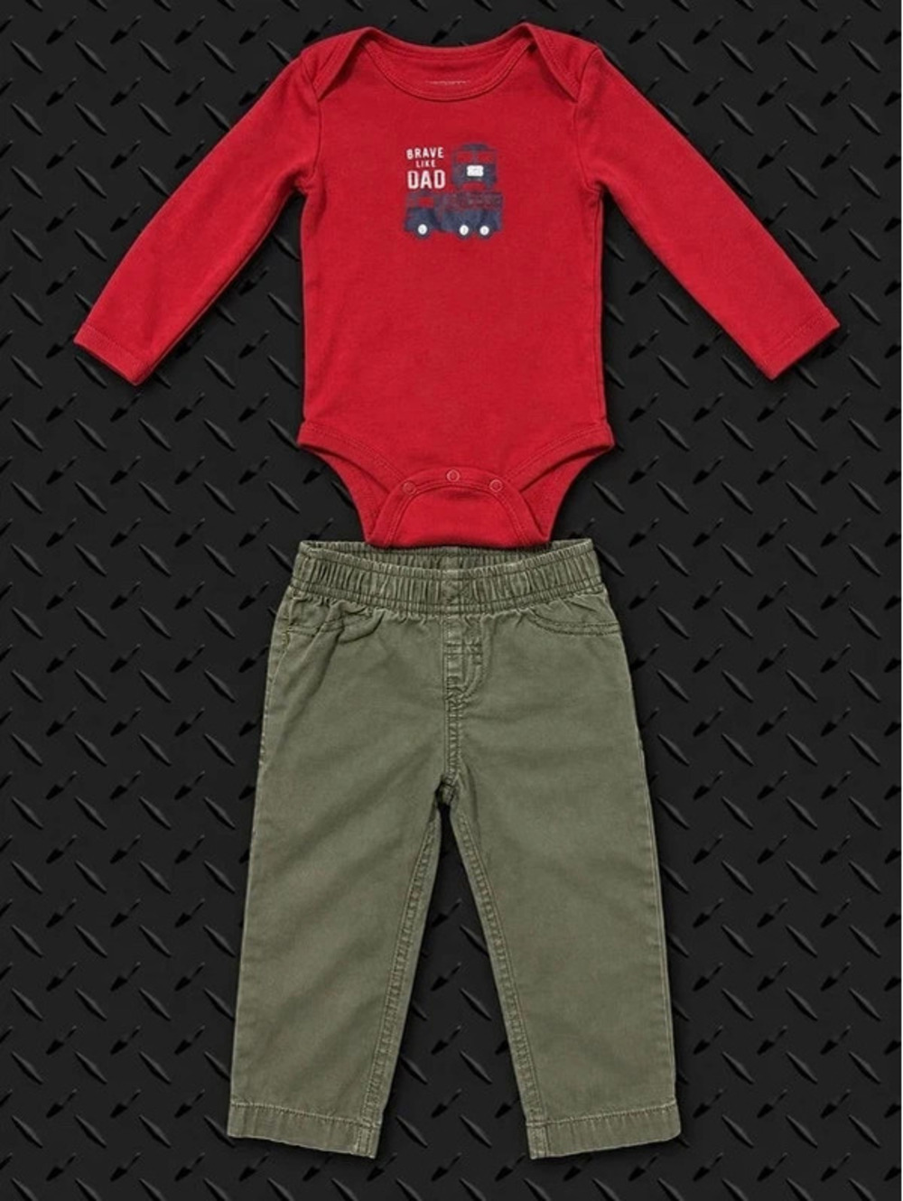 Carter’s Just One You “Brave Like Dad” 2pc Outfit 18M